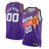 Phoenix Suns Nike Unisex 2022/23 Custom Swingman Gorgeous Jersey Classic Edition Purple Perfect for Game Day