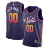 Phoenix Suns Nike Unisex 2023/24 Custom Elegant Swingman Jersey Purple City Edition Must - Have for Jerseys Lovers