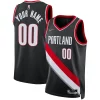 Portland Premium Trail Blazers Nike 2021/22 Diamond Swingman Custom Jersey Icon Edition Black for Basketball Enthusiasts