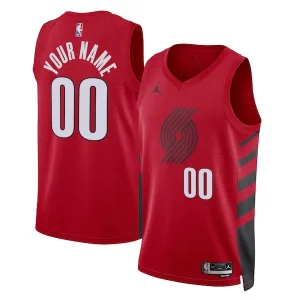 Portland Trail Blazers Jordan Brand Unisex 2022/23 Gorgeous Swingman Custom Jersey Statement Edition Red Ideal for Collectors