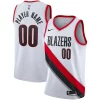 Portland Trail Blazers Nike 2020/21 Swingman Custom Jersey Association Fabulous Edition White for Basketball Enthusiasts