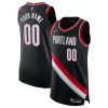 Portland Trail Blazers Nike 2021/22 Diamond Authentic Custom Jersey Icon Edition Elegant Black for Basketball Enthusiasts
