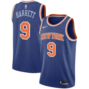 RJ Barrett New Premium York Knicks Nike Swingman Jersey Blue Icon Edition Great for Fans
