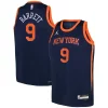 RJ Barrett New York Knicks Jordan Brand Youth Swingman Jersey Stylish Statement Navy Ideal for Collectors