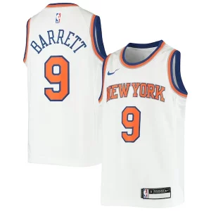 RJ Barrett New York Knicks Nike Youth Swingman Jersey Association Edition Unique White Great for Fans
