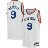 RJ Barrett New York Knicks Nike Youth Unique 2021/22 Swingman Player Jersey Classic Edition White Ideal for Collectors