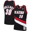 Rasheed Gorgeous Wallace Portland Trail Blazers 1999/00 Hardwood Classics Swingman Jersey Black Great for Fans