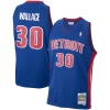 Rasheed Wallace Detroit Pistons 2003/04 Hardwood Classics Swingman Unique Jersey Royal Ideal for Collectors