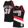 Rasheed Wallace Portland Trail Blazers 1999/00 Hardwood Classics NBA 75th Anniversary Diamond Swingman Unique Jersey Black Ideal for Collectors
