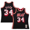 Ray Allen Chic Miami Heat 2013/14 Hardwood Classics Swingman Jersey Black Perfect for Game Day