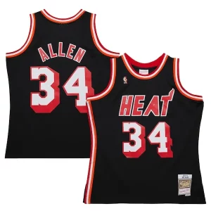 Ray Allen Chic Miami Heat 2013/14 Hardwood Classics Swingman Jersey Black Perfect for Game Day