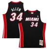 Ray Allen Miami Heat Hardwood Stylish Classics Swingman Jersey Black Ideal for Collectors