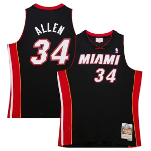 Ray Allen Miami Heat Hardwood Stylish Classics Swingman Jersey Black Ideal for Collectors
