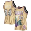 Ray Allen Milwaukee Bucks 75th Anniversary 1996/97 Hardwood Classics Swingman Unique Jersey Gold for Basketball Enthusiasts