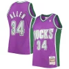 Ray Premium Allen Milwaukee Bucks 2001/02 Hardwood Classics Swingman Jersey Purple for Basketball Enthusiasts