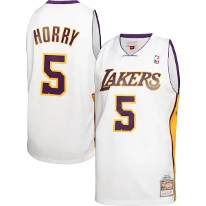Robert Horry Chic Los Angeles Lakers 2001/02 Hardwood Classics Swingman Jersey White for Basketball Enthusiasts