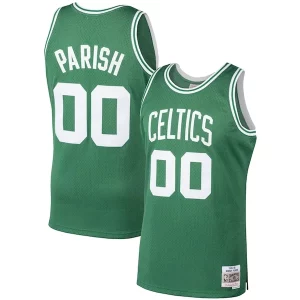 Robert Parish Boston Celtics 1985/86 Hardwood Classics Swingman Jersey Stylish Kelly Green for Basketball Enthusiasts