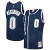 Russell Westbrook Oklahoma City Thunder 2015/16 Unique Swingman Jersey Blue Ideal for Collectors