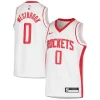 Russell Westbrook Stylish Houston Rockets Nike Youth Swingman Jersey Association Edition White Great for Fans