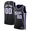 Sacramento Kings Premium Nike Unisex Swingman Custom Jersey Icon Edition Black Perfect for Game Day