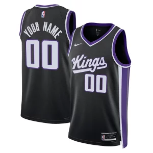 Sacramento Kings Premium Nike Unisex Swingman Custom Jersey Icon Edition Black Perfect for Game Day