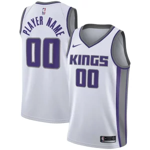 Sacramento Kings Elegant Nike Swingman Custom Jersey White Association Edition for Basketball Enthusiasts