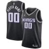 Sacramento Kings Jordan Brand Swingman Custom Eye - catching Jersey Statement Edition Black for Basketball Enthusiasts