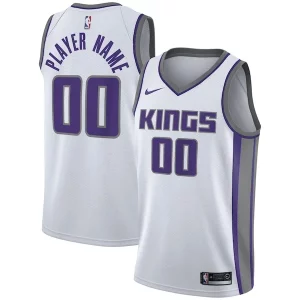 Sacramento Kings Nike Premium 2020/21 Swingman Custom Jersey Association Edition White Perfect for Game Day