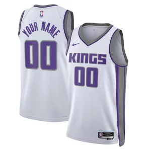 Sacramento Kings Nike Unisex 2022/23 Swingman Custom Jersey White Eye - catching Association Edition Ideal for Collectors