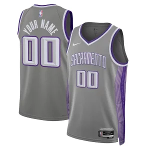 Sacramento Kings Nike Unisex 2022/23 Swingman Custom Stylish Jersey City Edition Black for Basketball Enthusiasts