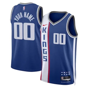 Sacramento Kings Nike Unisex 2023/24 Custom Stylish Swingman Jersey Blue City Edition Ideal for Collectors