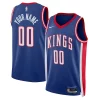 Sacramento Kings Nike Unisex 2024/25 Custom Premium Swingman Jersey City Edition Blue Ideal for Collectors