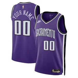 Sacramento Kings Nike Unisex Adult Swingman Custom Premium Jersey Classic Edition Purple Must - Have for Jerseys Lovers