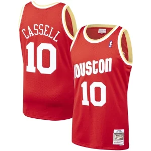 Sam Cassell Houston Rockets 1993/94 Hardwood Classics Fabulous Swingman Jersey Red Ideal for Collectors