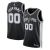 San Antonio Elegant Spurs Nike Unisex Swingman Custom Jersey Black Icon Edition for Basketball Enthusiasts