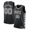 San Antonio Spurs Jordan Unique Brand Unisex 2022/23 Swingman Custom Jersey Statement Edition Black Perfect for Game Day
