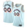 San Antonio Spurs Nike Unisex 2024/25 Custom Swingman Jersey City Edition Unique Light Blue Ideal for Collectors