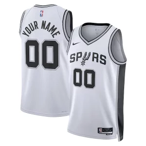 San Antonio Spurs Nike Unisex Swingman Premium Custom Jersey White Association Edition Perfect for Game Day
