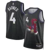 Scottie Barnes Toronto Raptors Nike Unisex 2024/25 Swingman Fabulous Player Jersey City Edition Black Perfect for Game Day