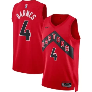 Scottie Barnes Toronto Raptors Nike Unisex Swingman Eye - catching Jersey Icon Edition Red Great for Fans