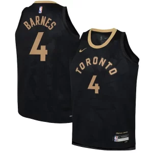 Scottie Barnes Toronto Raptors Nike Youth 2022/23 Swingman Jersey Gorgeous City Edition Black Perfect for Game Day