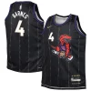 Scottie Barnes Toronto Raptors Nike Youth 2024/25 Eye - catching Swingman Player Jersey City Edition Black Perfect for Game Day