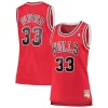 Scottie Chic Pippen Chicago Bulls Women's 1997/98 Hardwood Classics Swingman Jersey Red Great for Fans