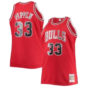 Scottie Pippen Chicago Bulls Big & Tall 1997/98 NBA 75th Anniversary Diamond Swingman Jersey Elegant Red Ideal for Collectors