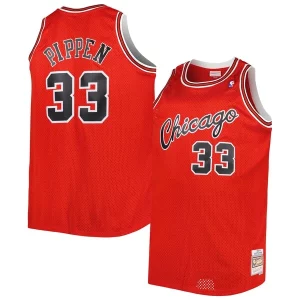 Scottie Pippen Chicago Bulls Big & Tall Hardwood Classics 2003/04 Swingman Unique Jersey Red Great for Fans