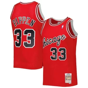 Scottie Pippen Chicago Bulls Hardwood Classics 2003 Unique 04 Swingman Jersey Red Great for Fans