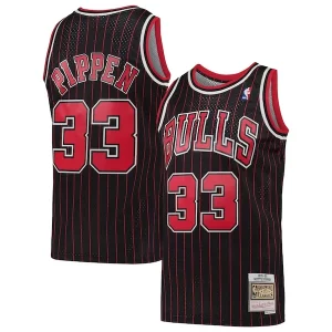 Scottie Pippen Chicago Bulls Premium Hardwood Classics Swingman Jersey Black Great for Fans