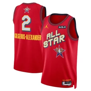 Shai Gilgeous Alexander Nike Unisex 2025 Premium NBA All Star Game Swingman Player Jersey Red Perfect for Game Day