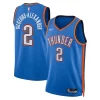 Shai Gilgeous Fabulous Alexander Oklahoma City Thunder Nike Unisex Swingman Replica Jersey Icon Edition Blue Ideal for Collectors