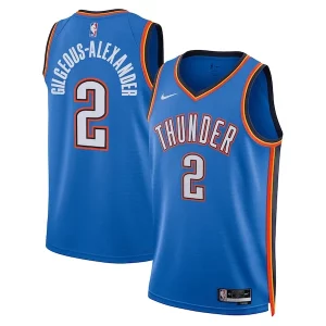 Shai Gilgeous Fabulous Alexander Oklahoma City Thunder Nike Unisex Swingman Replica Jersey Icon Edition Blue Ideal for Collectors